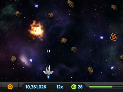 Asteroid Rage asteroid rage game iphone ui