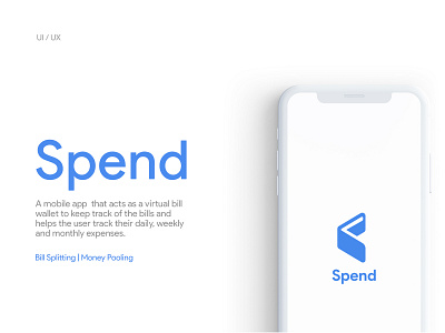 Spend | Virtual Wallet App adobe adobexd appdesign behance dailyui design dribbblers gfxmob graphicdesignui illustration illustrator interface sketch uidesign userexperience userinterface