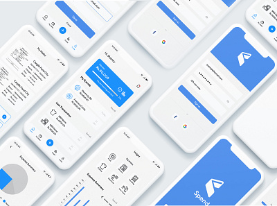 Spend | Virtual Wallet App adobexd appdesign behance dailyui design dribbblers gfxmob graphicdesignui illustration illustrator sketch ui uidesign userexperience userinterface