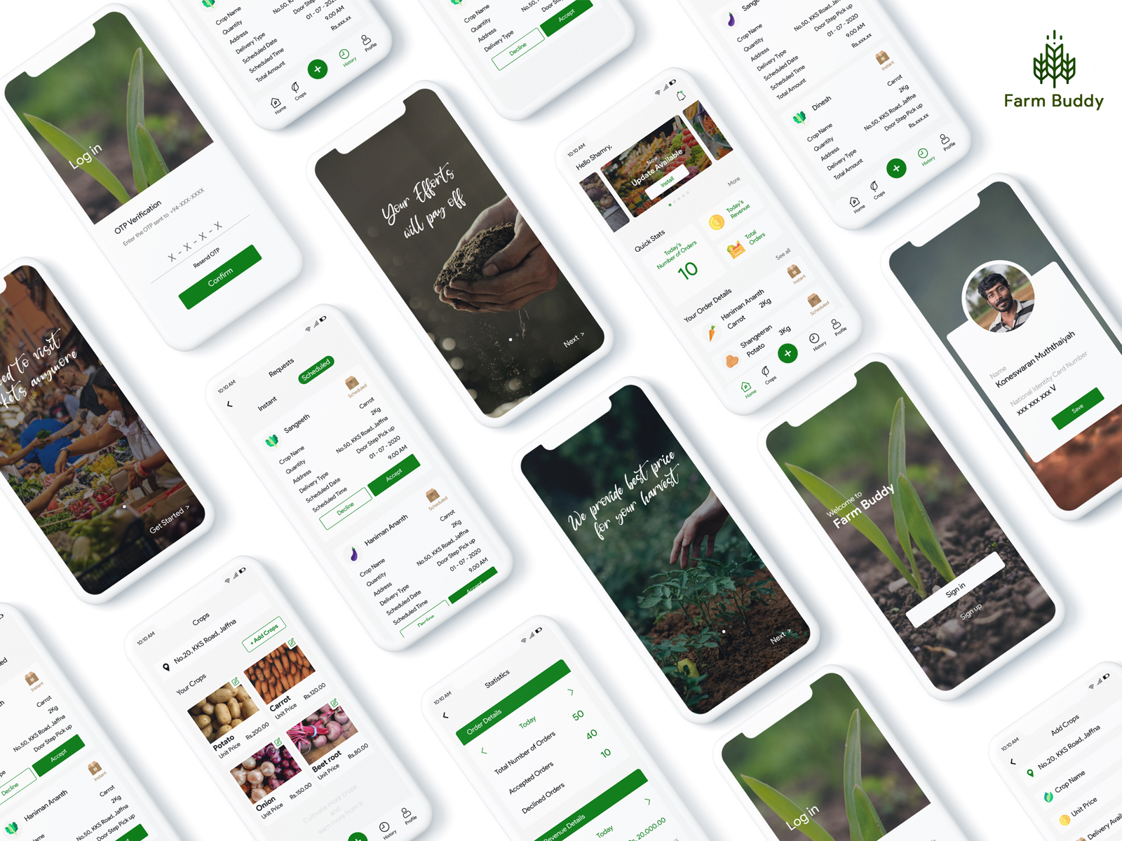 Farm Buddy - Redesigned by Shamry on Dribbble