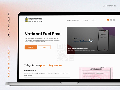 National Fuel Pass Website - Landing Page Redesigned branding crisis design fuel illustration illustrator interface logo nationalfuelpass sketch ui ux