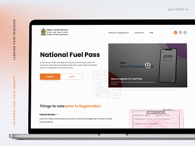 National Fuel Pass Website - Landing Page Redesigned