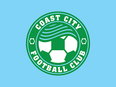Coast City FC branding dc comics football green lantern illustration logo soccer soccer badge sports vector