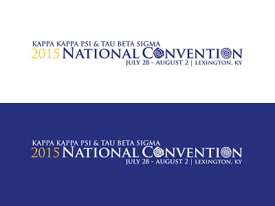 Branding National Convention band branding carnation identity kkpsi logo logo design logotype music natcon2015 rose tbsigma