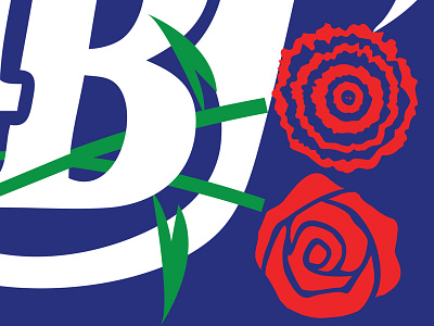 Rose & Red Carnation band branding carnation identity kkpsi logo logo design music natcon2015 rose tbsigma