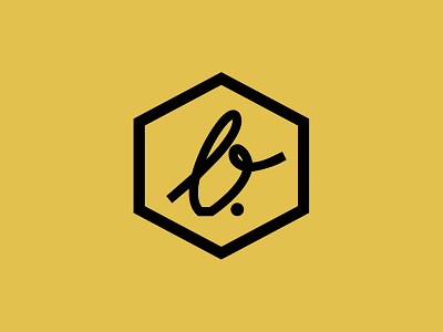 Personal Branding (Color Invert) b branding gold logo logo design