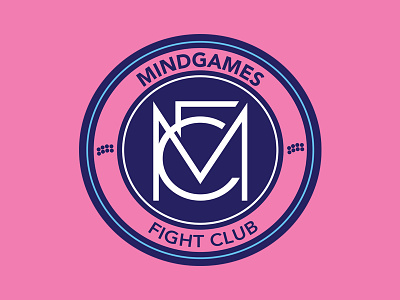 Mindgames Fight Club logo branding club fgc gaming logo monogram tournaments