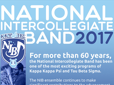 Teaser Flyer For 2017 NIB band fraternity kkpsi logo music sorority tbsigma wordmark