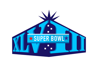 Super Bowl XLVIII branding event football logo new jersey new york nfl sports super bowl