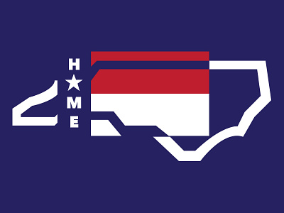 Home Sweet Carolina (pre-shirt) clothing flag home illustration north carolina state usa