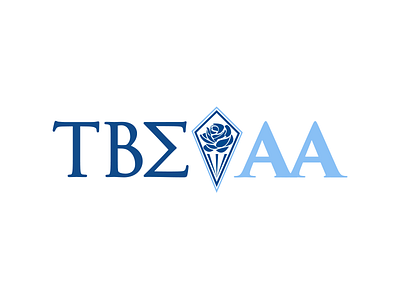ΤΒΣ Alumni Association (Greek logo) band branding logo music rose sorority