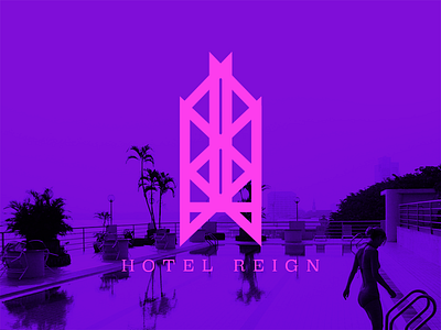 Hotel Reign branding building hotel logo travel