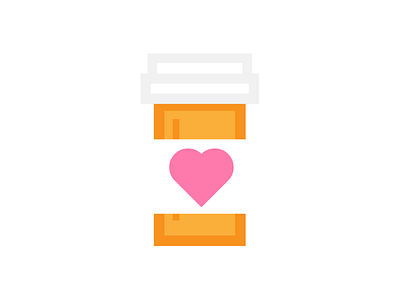Same Drugs (Track 6) chance coloring book drugs heart icon illustration logo love music pills prescription