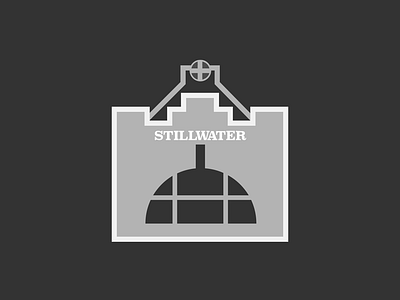 Headquarters Building badge building icon illustration logo oklahoma stillwater