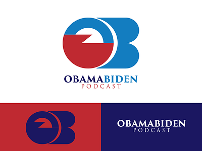 Obama Biden Podcast barack biden branding logo obama podcast president vp