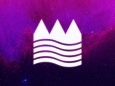 Waveshaper branding logo music synthwave wave