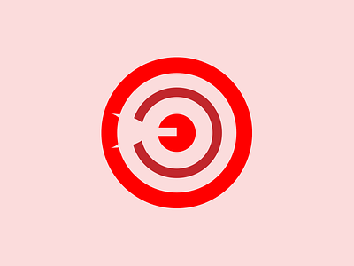 Target Niche bullseye illustration logo target