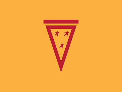Logo Delivery blog branding illustration logo pizza slice