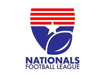 Nationals League branding fantasy football football league logo sports