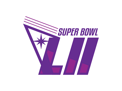 Super Bowl 52 branding event football logo minneapolis minnesota nfl sports stadium star super bowl vector