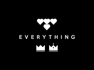 Everything Is Love album branding heart king logo love music queen tidal vinyl