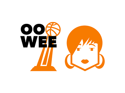 OOOWEE variant single cover design basketball hip hop illustration league music rap sports trophy wnba