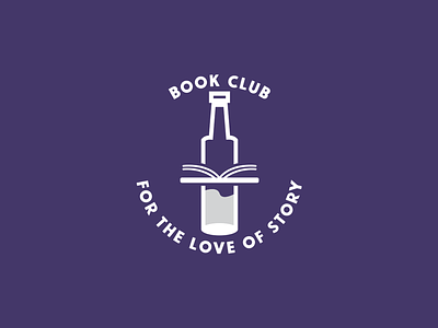 Book Club book book club bottle branding design icon illustration logo podcast podcast art story