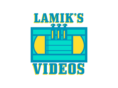 Lamik's Videos band branding illustration logo music tape vhs video youtube youtube channel