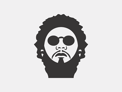 Big K.R.I.T. branding face hip hop icon illustration logo music portrait rap vector