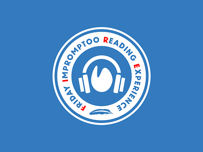 F.I.R.E. audio branding design fire headphones illustration listen logo podcast vector