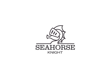 SEAHORSE KNIGHT logo design icon logo 品牌