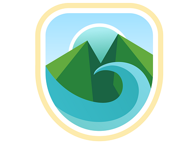 Mountain animation art branding design flat icon identity illustration illustrator logo typography vector