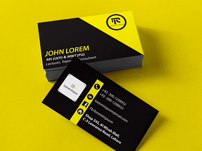 MODERN BUSINESS CARD DESIGN TEMPLATE business card design graphic design