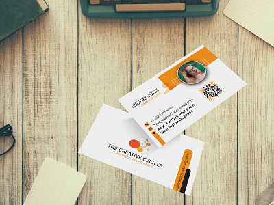 Modern Business Card Template with Mockup by Farhan Naseem on Dribbble