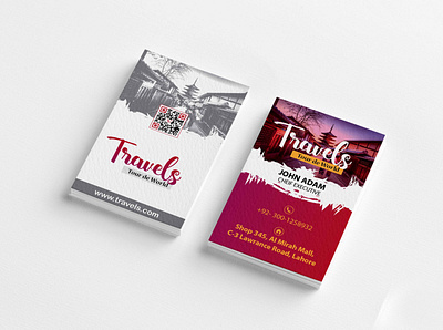 Travels Agency Business Card adobe photoshop branding design businesscard cards ui design illustration logo magazine design typography