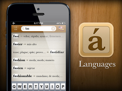 One Week app ios iphone languages promo search ui wood