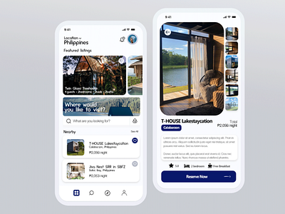 Vacation Booking App airbnb airbnb app app design illustration mobile design travel app ui ui design vacation app
