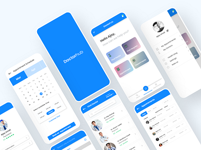 Doctor-Hub - Medical Consultancy UI activity android android app design consultancy design doctor app ios iosapp medical medical care pharmacy pharmalogy