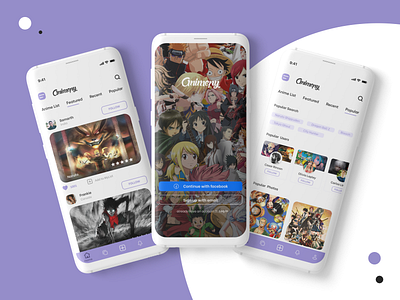 Animepy-wallpaper app android android app android app design anime app cartoon design designer ios iosapp photo app ui uiux wallpaper app