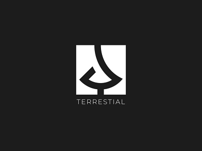Terrestial Logo branding design flat icon illustration logo minimal vector vector art