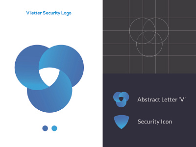 Security company logo - V Letter