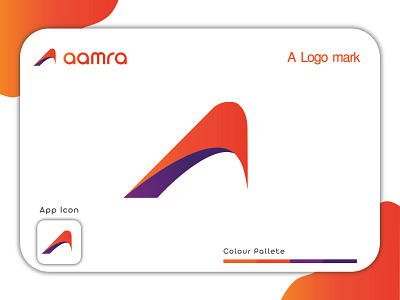 A letter abstract logo
