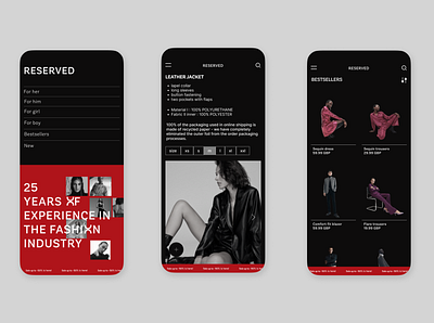 RESERVED CONCEPT branding design graphic design ui