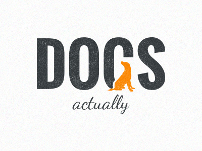 Dogs Actually animal dog logo pets