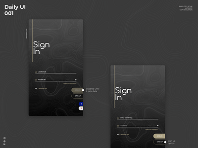 Daily UI 001 - Sign Up Form