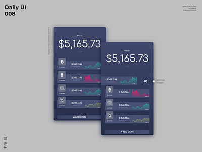 Daily UI 008 - Settings