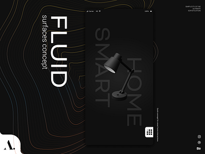 Fluid concept 3d colors concept designer details explorations isometric uidesign