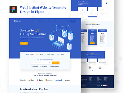 Web Hosting Website Template