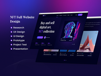 NFT Full Website Research UX Case Study