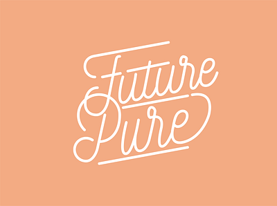 Future Pure Nut Milk Packaging Design behancereviews branding design lettering logo packaging packaging design